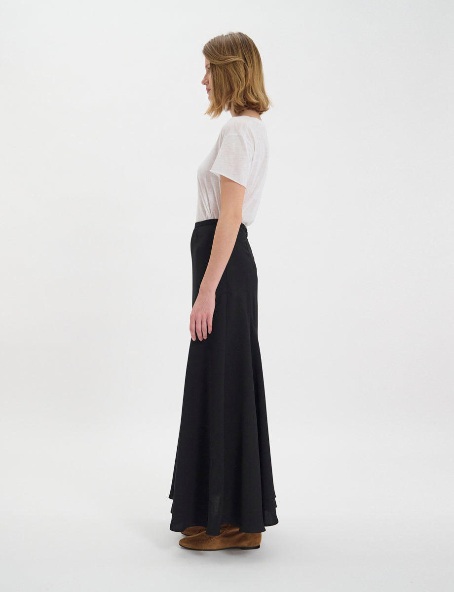 12qty NEW  / Jupe Velvette -  Black