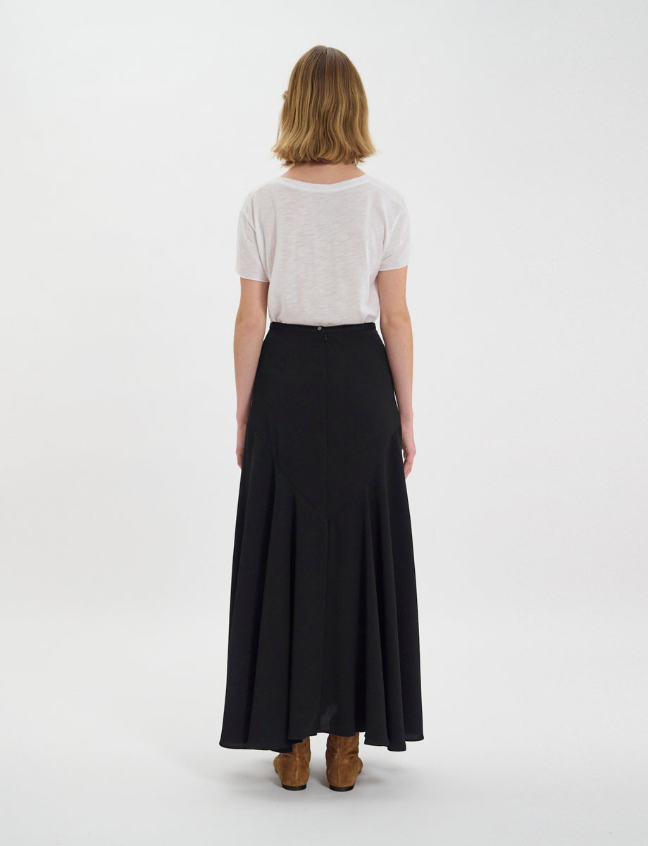 12qty NEW  / Jupe Velvette -  Black
