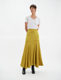 15qty NEW  / Jupe Velvette -  Mustard