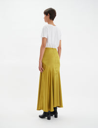 15qty NEW  / Jupe Velvette -  Mustard