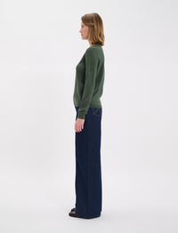 3qty NEW  / Pull Angela en laine -  Khaki