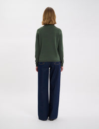 3qty NEW  / Pull Angela en laine -  Khaki