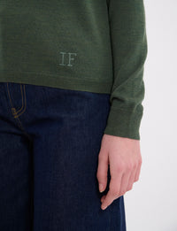 3qty NEW  / Pull Angela en laine -  Khaki