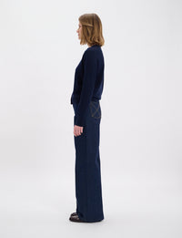 9qty NEW  / Gilet Césarion en laine -  Blue Navy