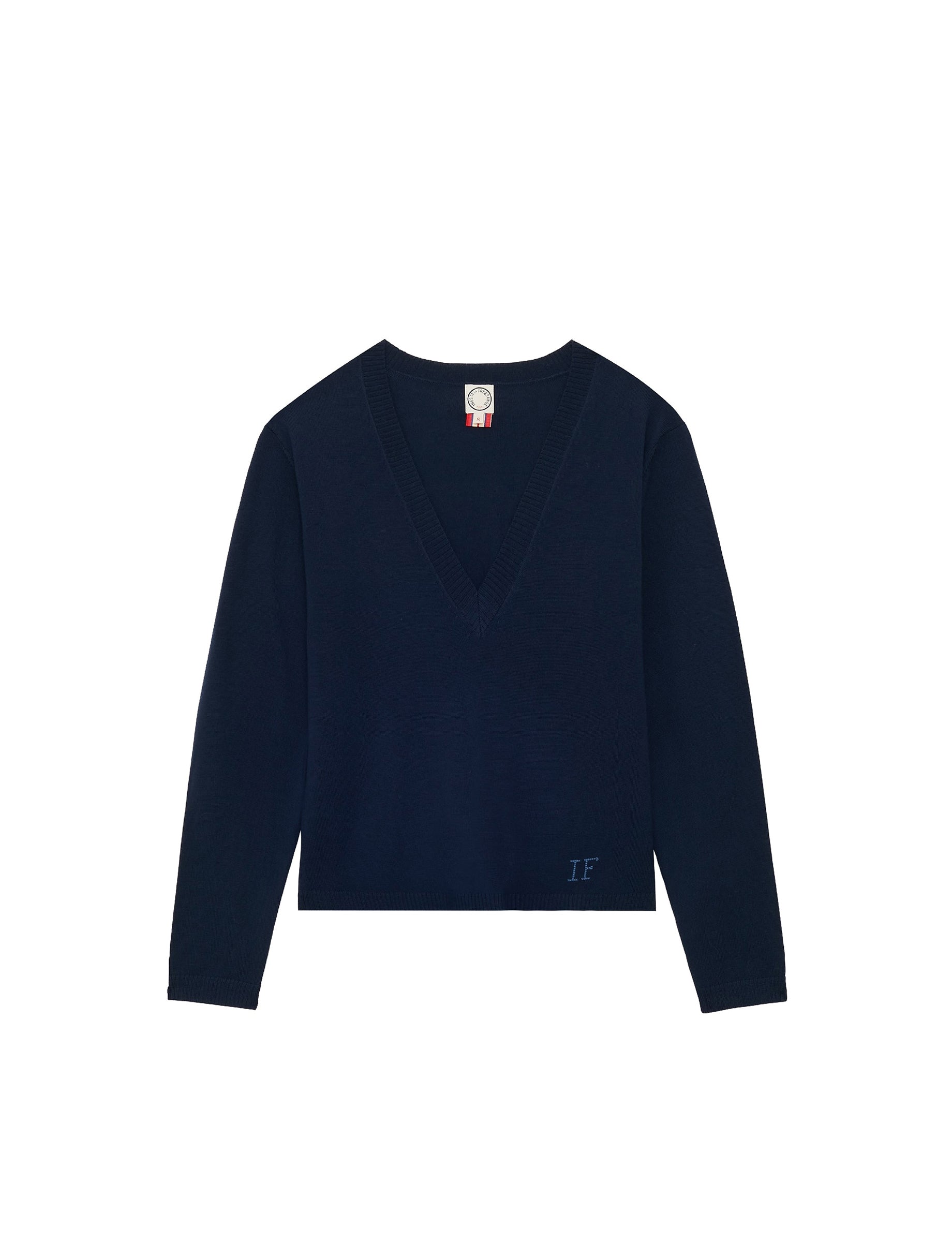 2qty NEW  / Pull Morgana en laine -  Blue Navy