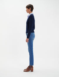 2qty NEW  / Pull Morgana en laine -  Blue Navy