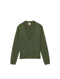 13qty NEW  / Pull Morgana en laine -  Khaki