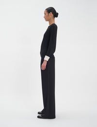 4qty NEW  / Pull Gigi en laine -  Black