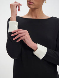 4qty NEW  / Pull Gigi en laine -  Black