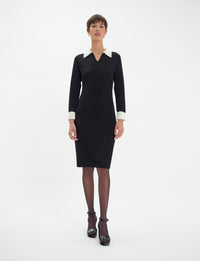 5qty NEW  / Robe Gabby en laine -  Black