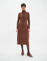 21qty NEW  / Robe Divine en laine -  Brown