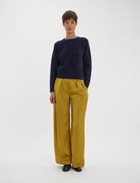 15qty NEW  / Pull Arthur en laine et cachemire mélangé -  Blue Navy
