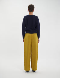 15qty NEW  / Pull Arthur en laine et cachemire mélangé -  Blue Navy