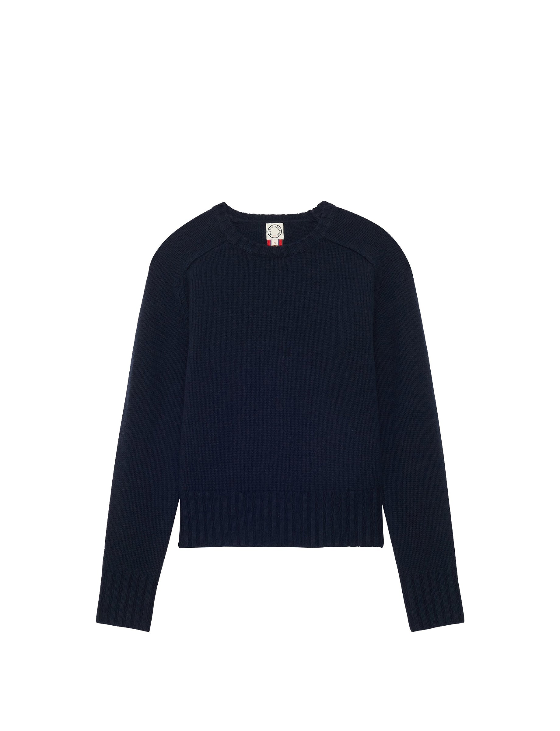 15qty NEW  / Pull Arthur en laine et cachemire mélangé -  Blue Navy