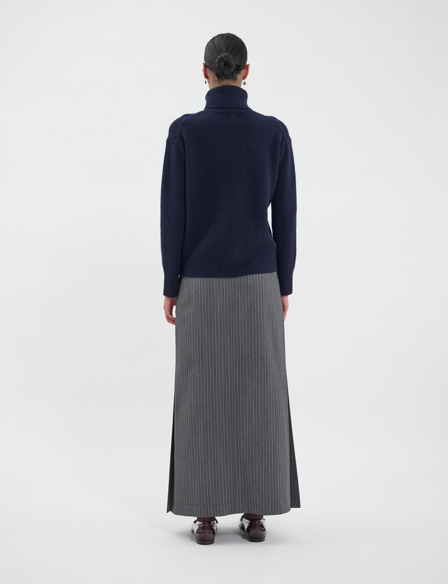 29qty NEW  / Pull Aiden en laine - Blue Navy
