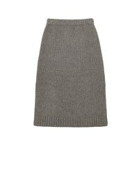 40qty NEW  / Jupe Damia en cachemire -  Mid Grey