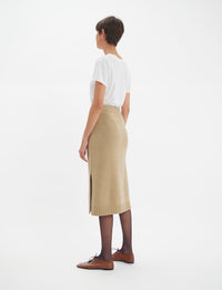 39qty NEW  / Jupe Damia en cachemire -  Light Camel