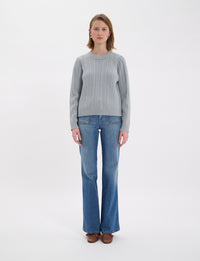 23qty NEW  / Pull Marlon en cachemire -  Green Water