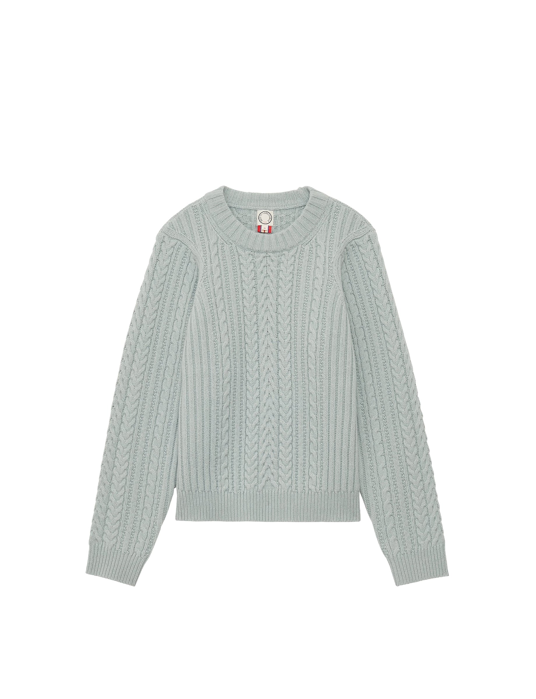 23qty NEW  / Pull Marlon en cachemire -  Green Water