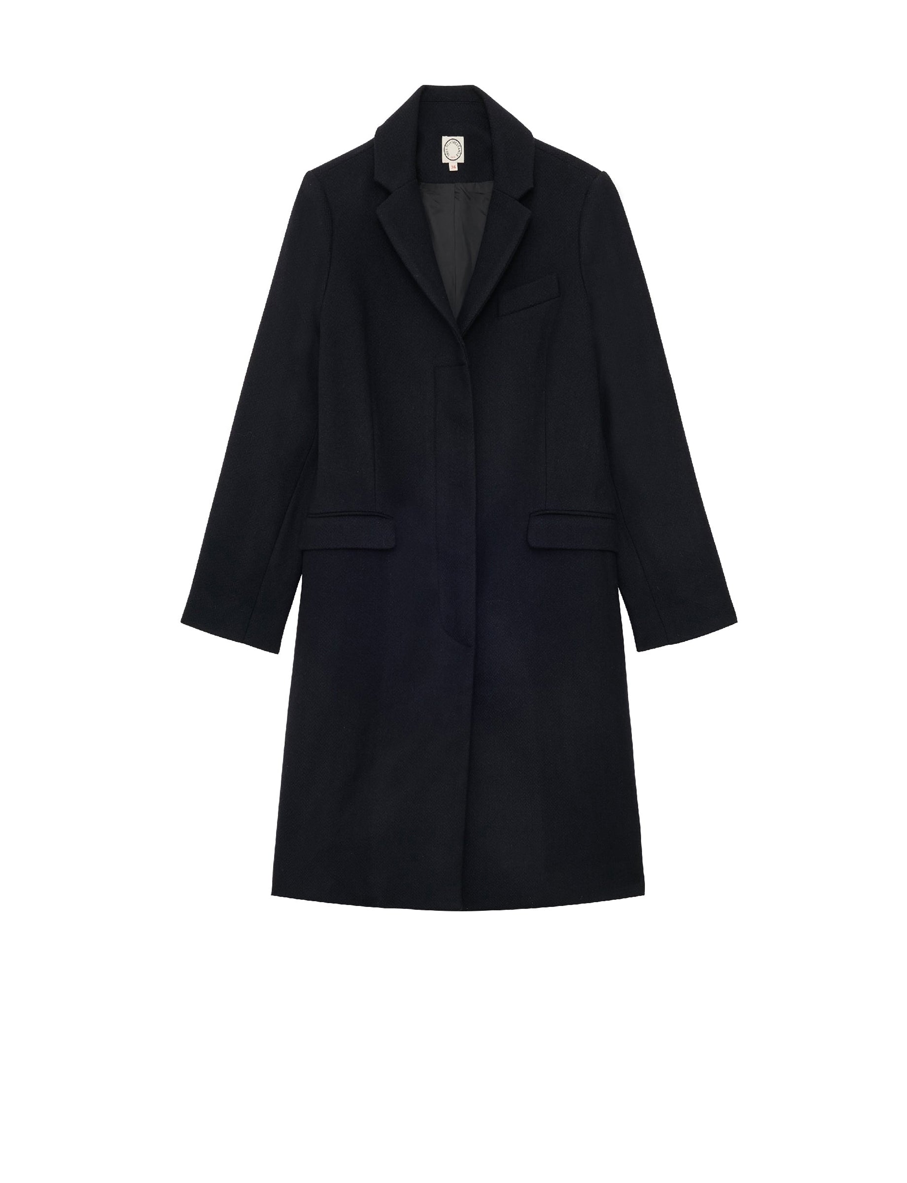 25qty NEW  / Manteau Franck en laine -  Blue Dark
