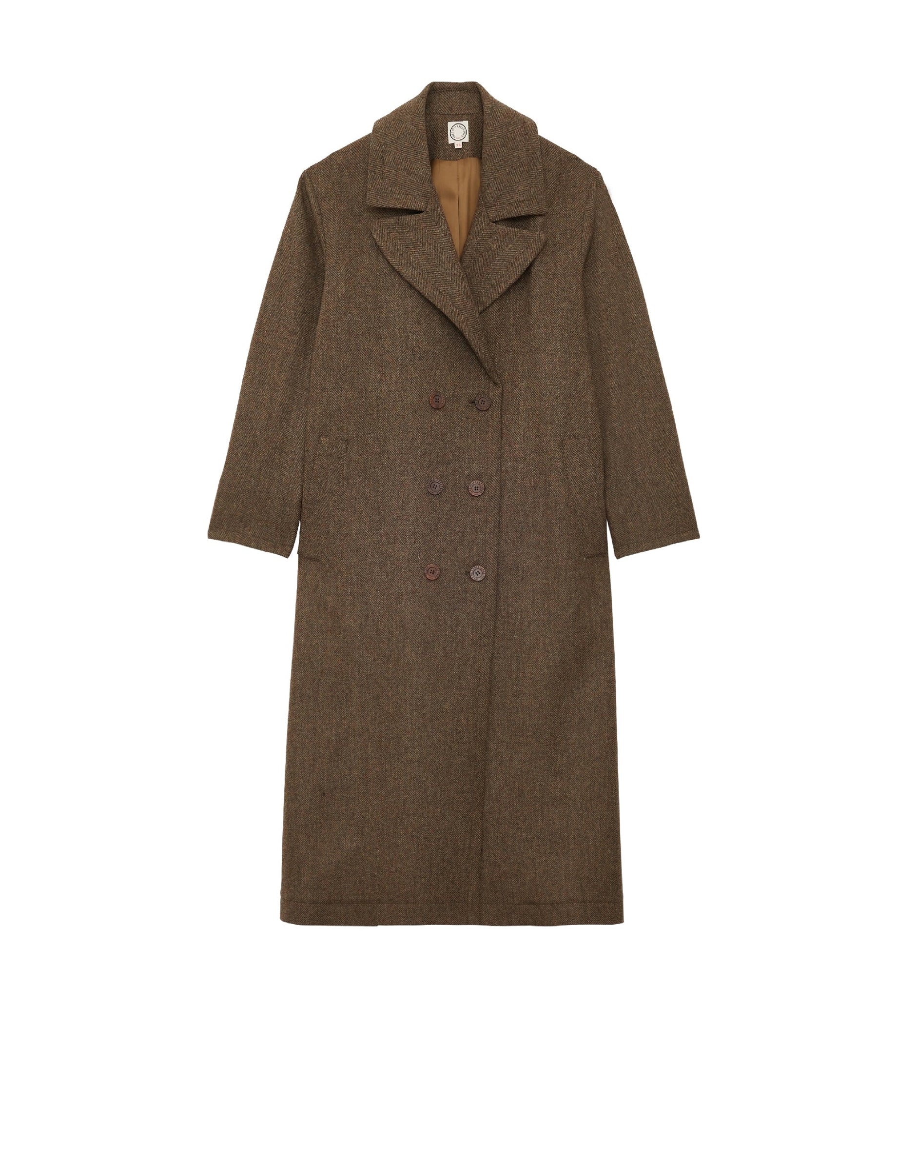 19qty NEW  / Manteau Denise en laine -  Brown