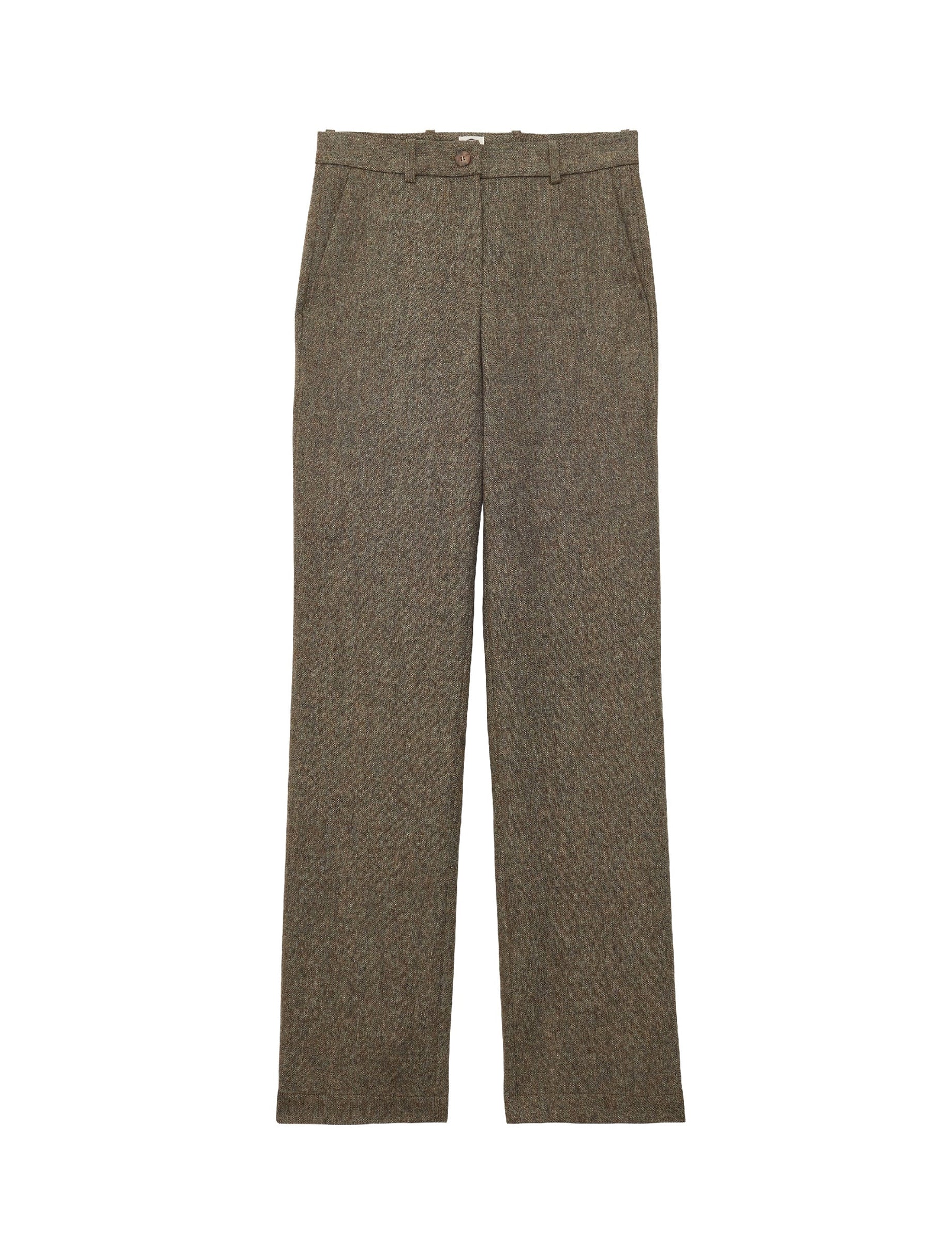 16qty NEW  / Pantalon Francisco en laine -  Green