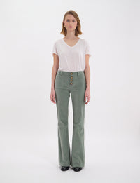 8qty NEW  / Pantalon Charlotte -  Sage