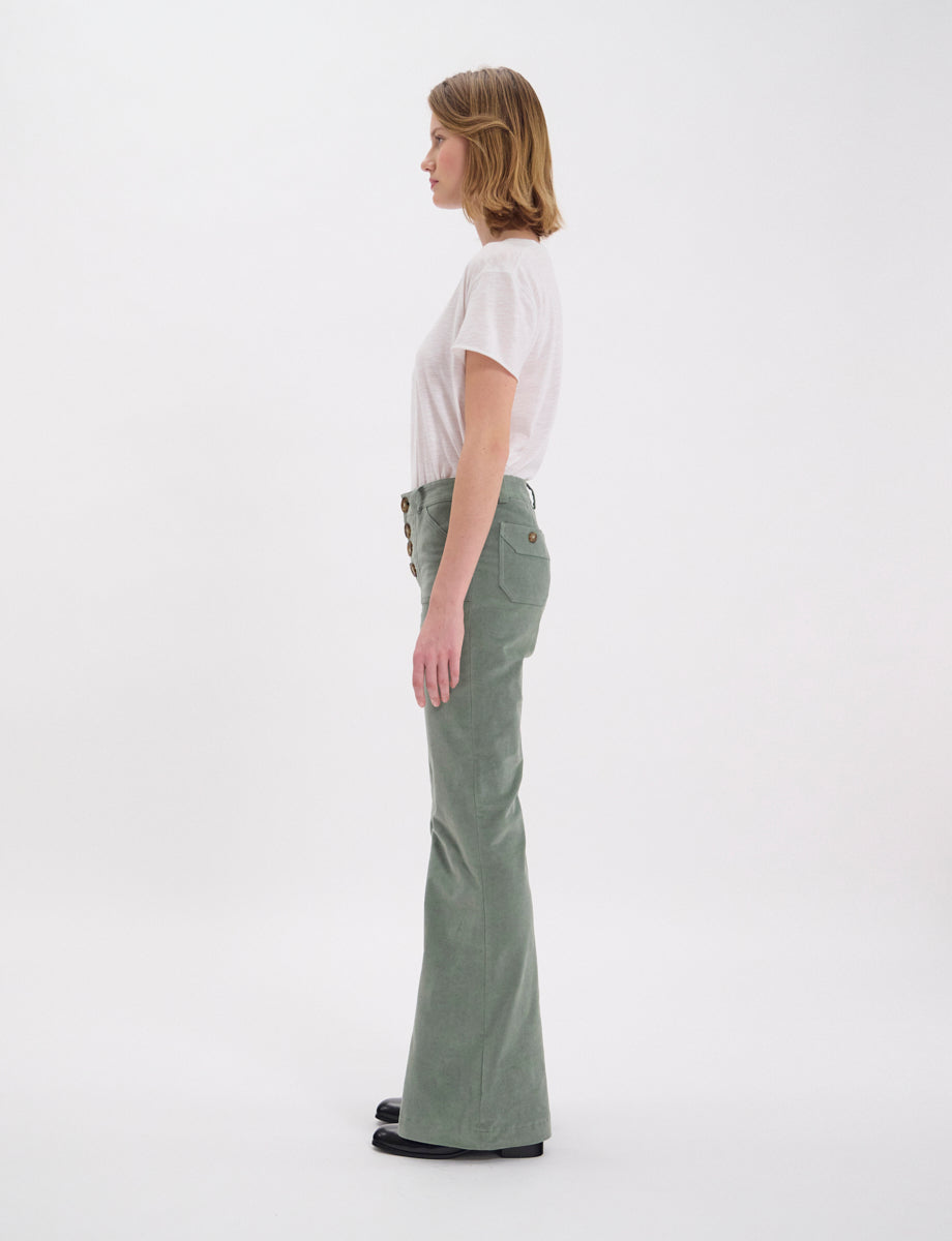8qty NEW  / Pantalon Charlotte -  Sage