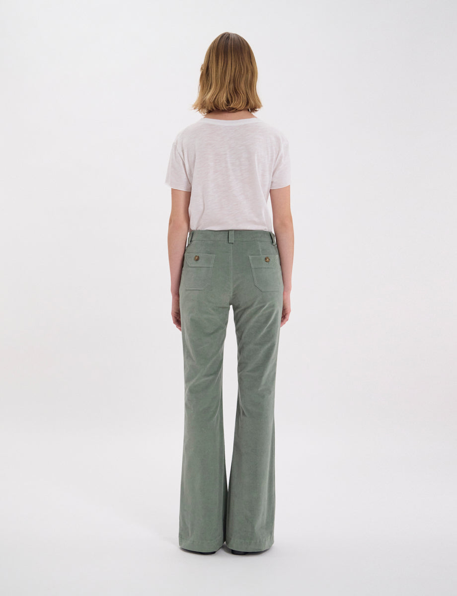 8qty NEW  / Pantalon Charlotte -  Sage
