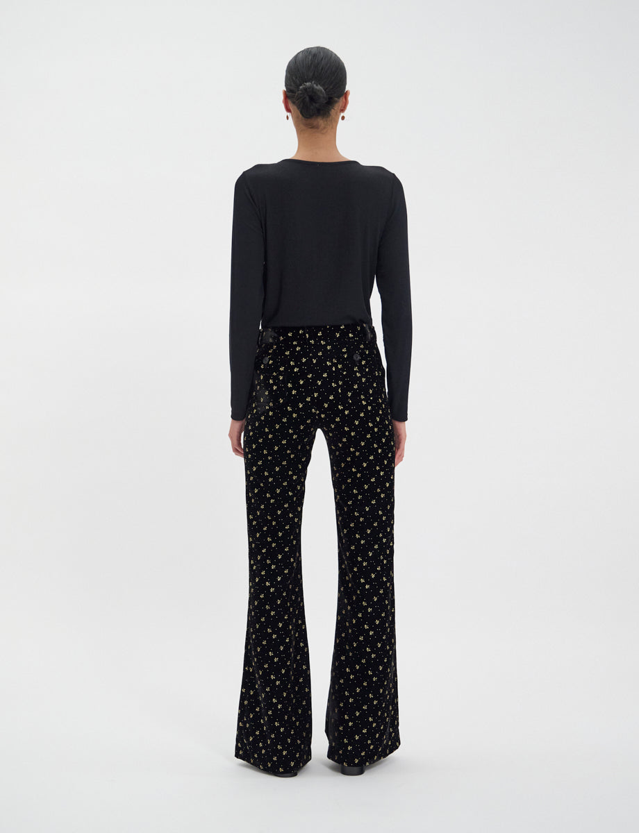 11qty NEW  / Pantalon Charlotte -  Black