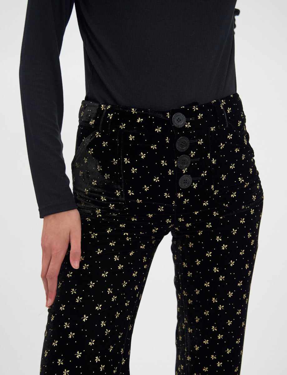 11qty NEW  / Pantalon Charlotte -  Black