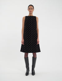 2qty NEW  / Robe cocktail Madeleine -  Black