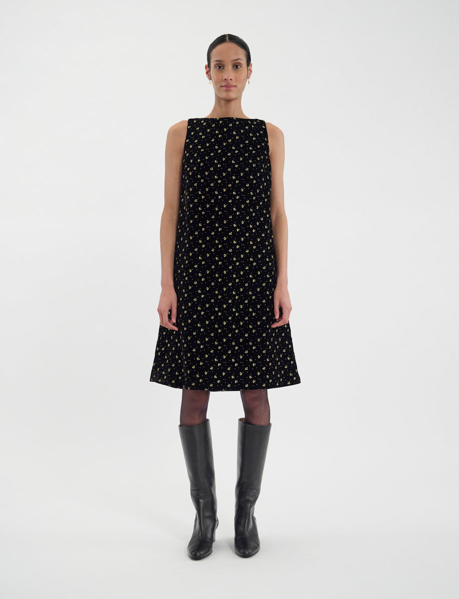 2qty NEW  / Robe cocktail Madeleine -  Black
