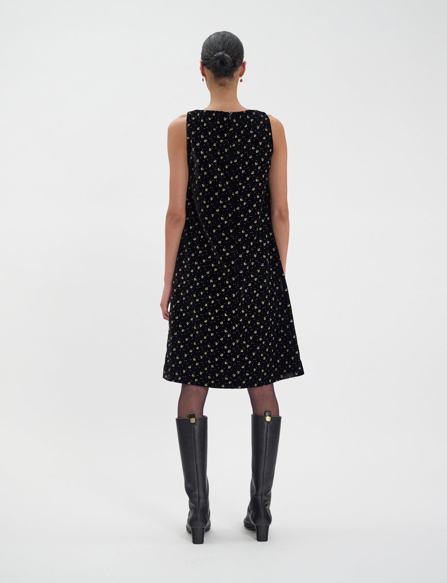 2qty NEW  / Robe cocktail Madeleine -  Black