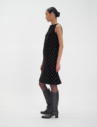 18qty NEW  / Robe cocktail Madeleine -  Black