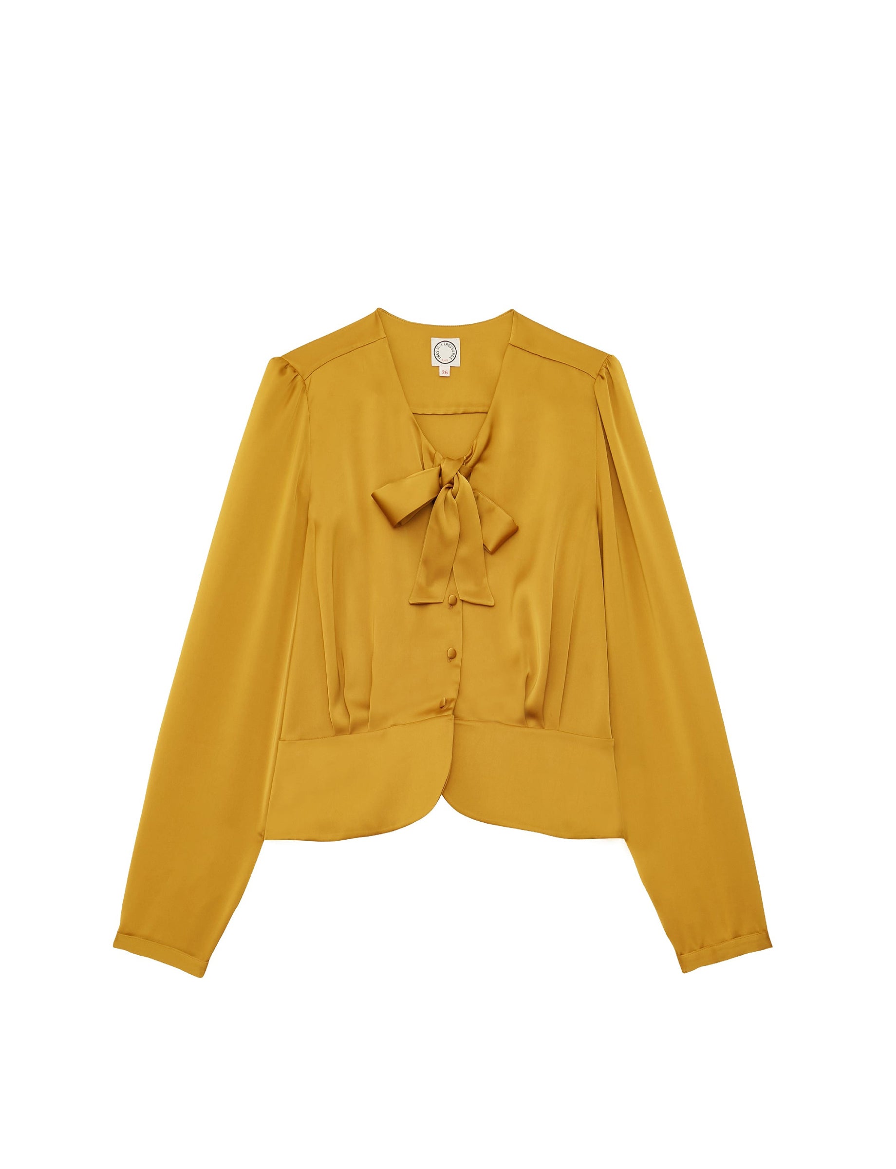 12qty NEW  / Top Emeline -  Mustard