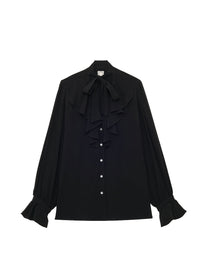 6qty NEW  / Chemise Fanfan -  Black