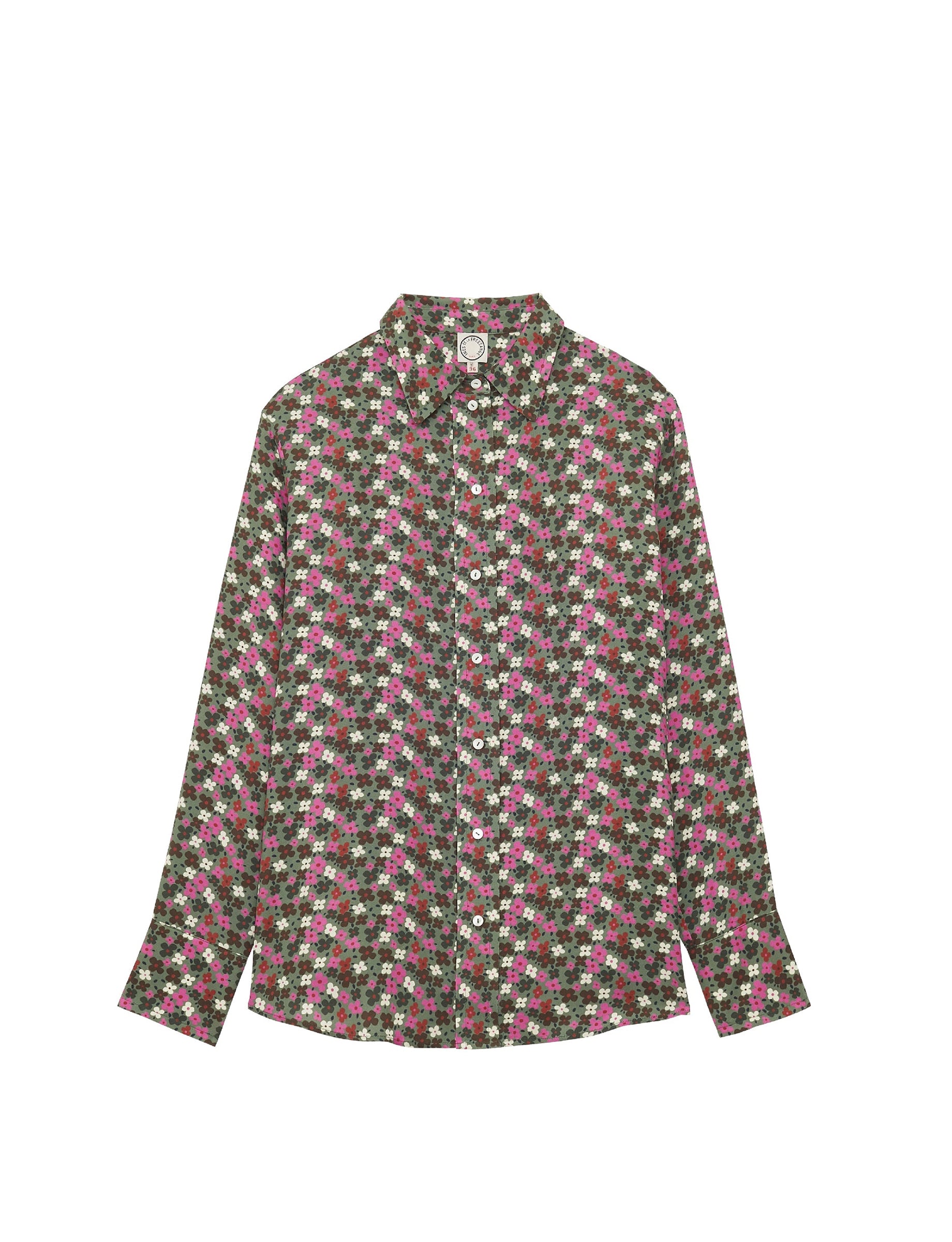 2qty NEW  / Chemise Maureen -  Flower Multicolore