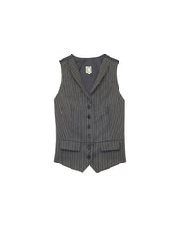 13qty NEW  / Gilet Robinson en laine -  Grey