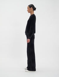 1qty NEW  / Sweatshirt Mathilde -  Black