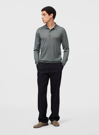 NAVY FOUR POCKETS DENIM PANTS (NR)