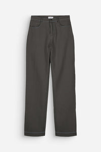 ZNOSTOCK_CHARCOAL PANTS GARCON - Charcoal