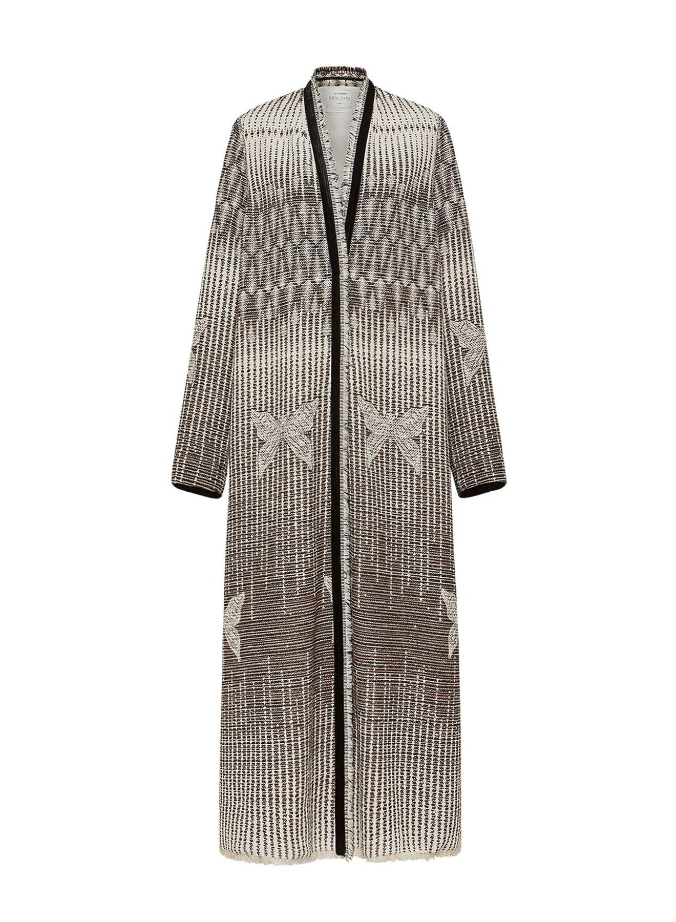 Manteau jacquard Libelle - Borotalco