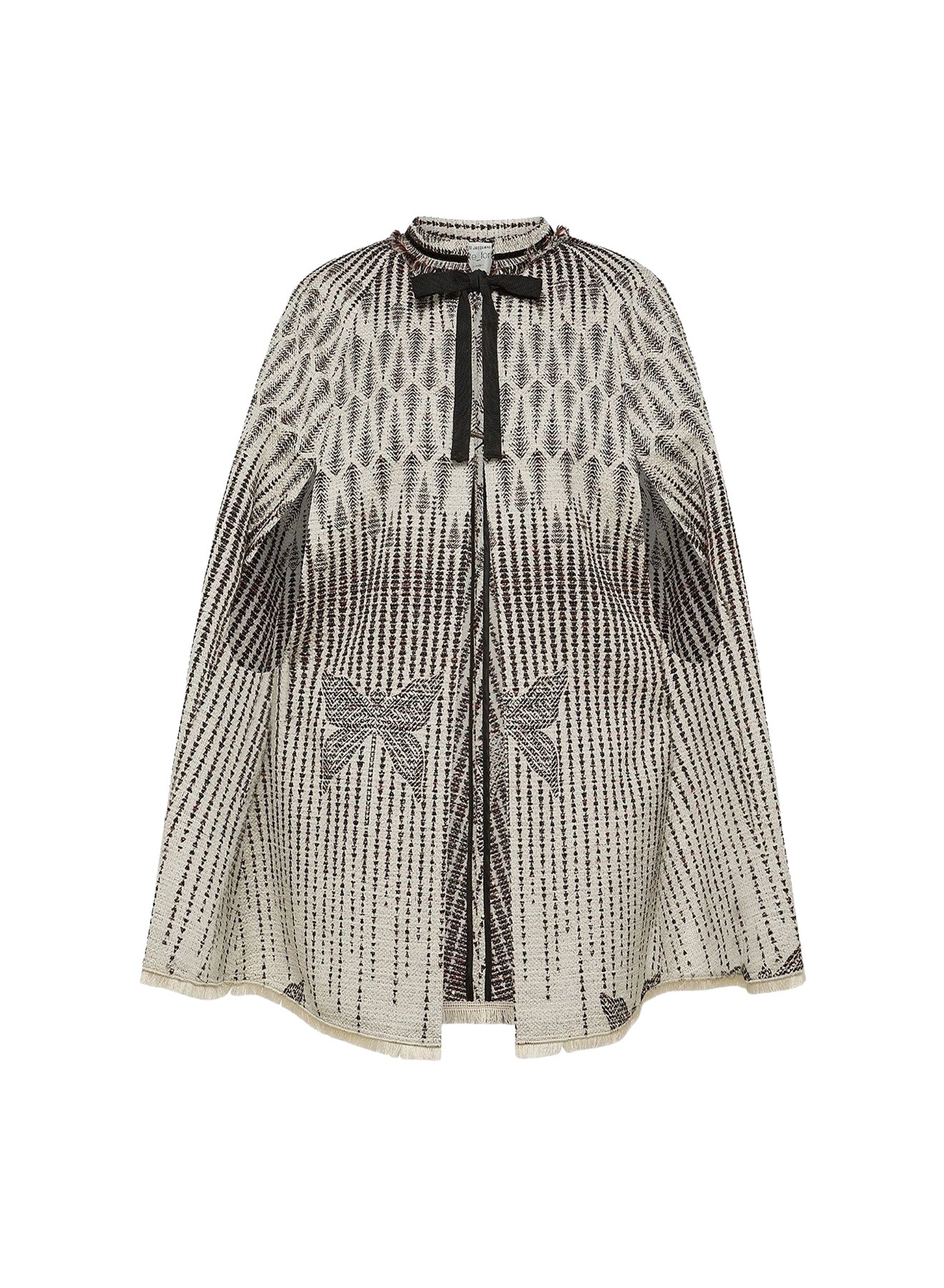 Cape à nouer en jacquard Libelle - Borotalco