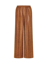 Pantalon imprimé - Noisette