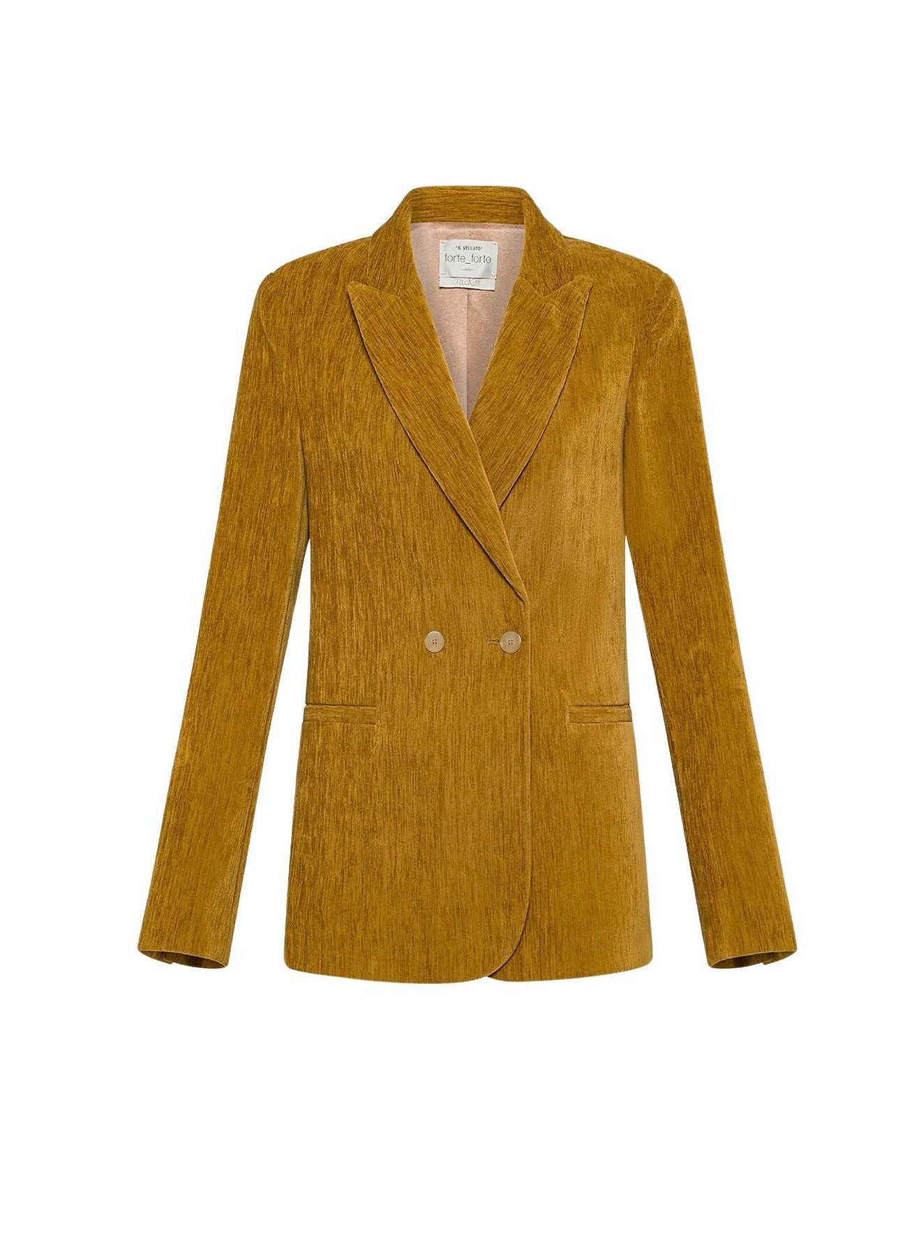 Veste à double boutonnage en velours double - Ambra