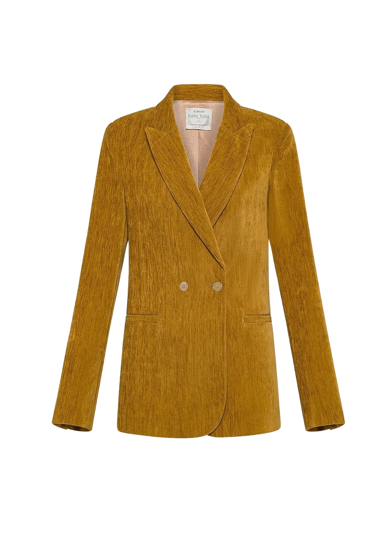 Veste à double boutonnage en velours - Ambra