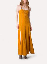 Robe nuisette en satin brodée - Ambra
