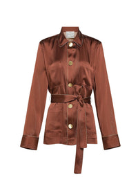 Veste en satin à fines rayures - Cameo