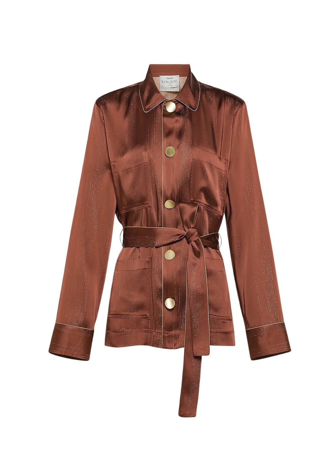 Veste en satin à fines rayures - Cameo